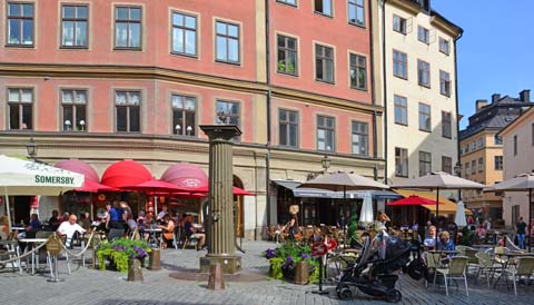 Le Järntorget dans la Vieille Ville (Gamla Stan)